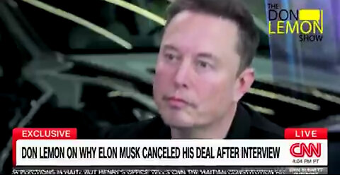 Elon Musk absolutely DESTROYED Don Lemon in his interview. Here’s a snippet. Watch it.