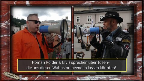 Roman Roider & Elvis sprechen über Ideen die uns diesen Wahnsinn beenden lassen könnten