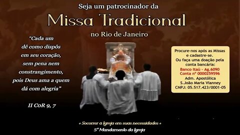 Comemoração dos Fiéis Defuntos (Dia de Finados) - 02/11/2022 Missa das 8:00