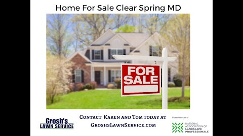 Home For Sale Clear Spring MD Landscaping Contractor