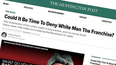 HuffPo's Crusade Against White People