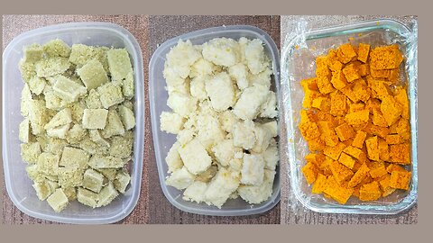 Boost Your Cooking with Homemade Ginger, Garlic, and Turmeric Paste! |Homemade cubes Paste