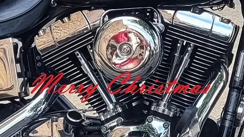 Hippie Biker Christmas Card: Cruz‘n and Rocking the Streets in the Rock. Merry Christmas! (S3 E58)