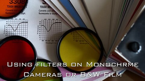 The use of filters with Monochrome cameras