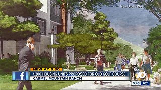 1,200 homes proposed for old golf course