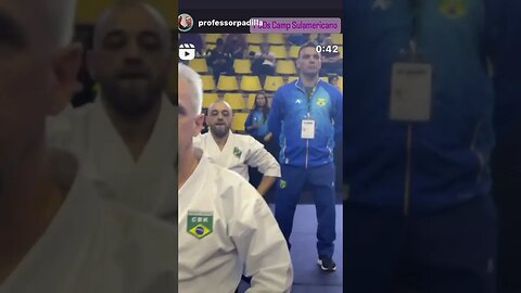 PCDs no Campeonato Sulamericano de Karate 2023 no Polidedportivo de São Bernardo do Campo/SP