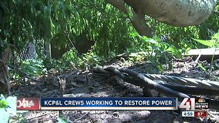 KCP&L crews working to restore power