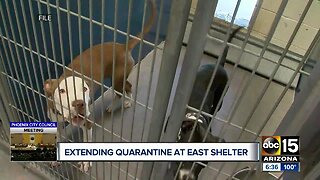 Quarantine extended at MCACC east shelter