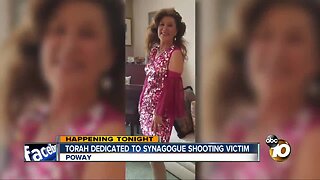 Torah dedicated to synagogue shooting victim