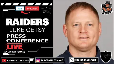 #RAIDERS PRESS CONFERENCE LIVE W/ LUNATIK RAIDER. THE INTRODUCTION TO NEW RAIDEROC LUKE GETSY