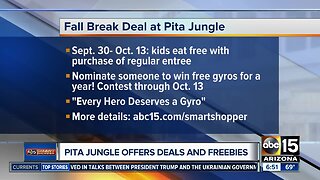 Pita Jungle's Fall Break deal!