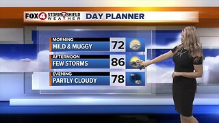 FORECAST: Warm and humid Wednesday, few storms