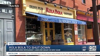 Rula Bula Irish Pub in Tempe to close after dispute with landlord