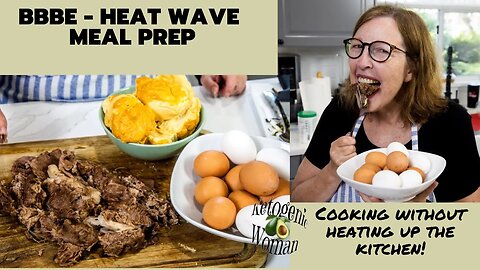 BBBE Meal Prep Heat Wave Edition | BBBE Buns in Ninja Grill | Lamb Shoulder Roast in Instant Pot
