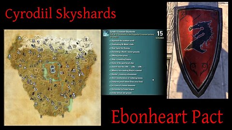 Cyrodiil Skyshard Locations [EP Ebonheart Pact version]