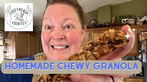 EASY homemade Chewy Granola Bars!