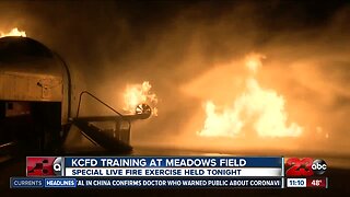 KCFD training at Meadows Field