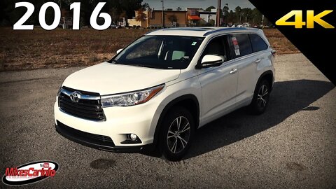 2016 Toyota Highlander XLE - Ultimate In-Depth Look in 4K