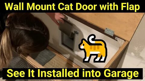 Install In-Wall Pet Door Between Home and Garage ● Put the Litter Box in Garage!