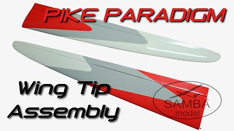 Samba Model, Pike Paradigm 5m RC GPS Sport Model. Wing Tip Assembly