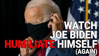 HUMILIATING: JOE BIDEN BREAKS CDC GUIDELINES BY WEARING MASK OUTSIDE, ALONE, VACCINATED