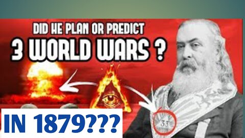 ALBERT PIKE WROTE THE BLUEPRINT OF WORLD WAR 1, 2, AND 3.