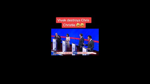 Vivek destroys Chris Christie