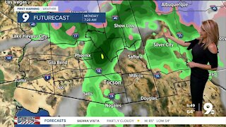Wind, cool air, and rain on the way