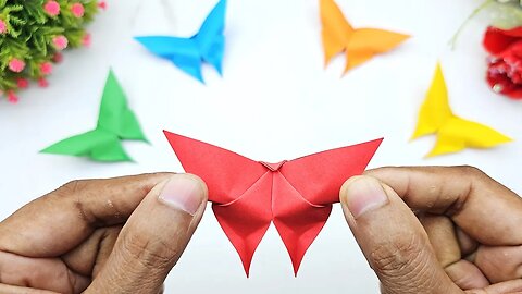 Easy Paper Crafts 🦋 How to Make Paper Butterfly Step by Step 🦋 Origami Butterfly Making