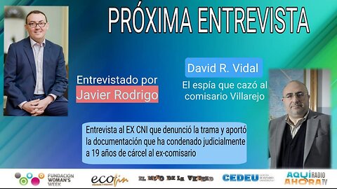 TV DIGITAL VALDEMORO 🅳🅸🅵🅴🆁🅸🅳🅾️, TVDV52 ENTREVISTA DAVID R. VIDAL EX ESPIA CNI
