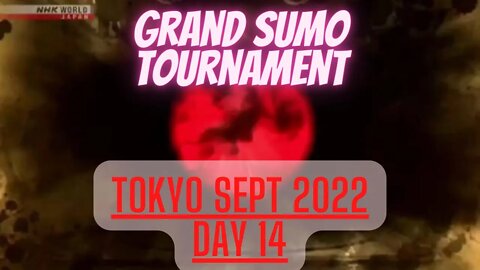 Day 14 of the Grand Sumo Tournament in Tokyo, The Suspense! Please enjoy!