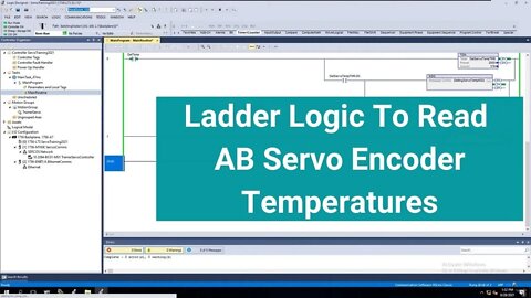 Retrieving Encoder Temperature on a Kinetix Servo Drive Using Studio 5000 Message Instruction