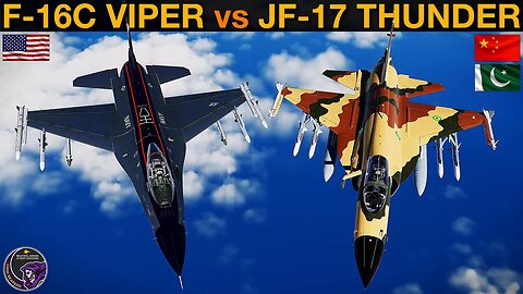 F-16C Viper vs JF-17 Thunder: BVR Battle & Dogfight | DCS