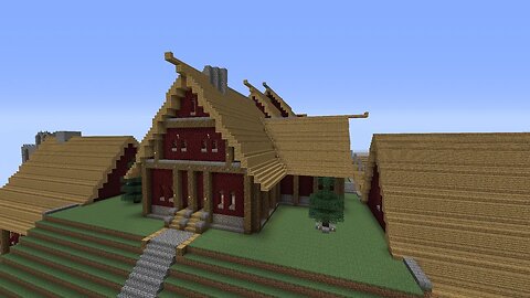 Minecraft: Medieval Viking Longhouse - final look [part 32]