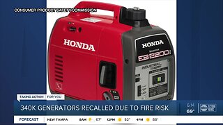 More than 300,000 Honda generators sold at Home Depot recalled over fire, burn hazards