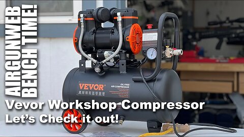 VEVOR Workshop Compressor - Quiet, Low Power Draw Compressor for your Workshop or Garage