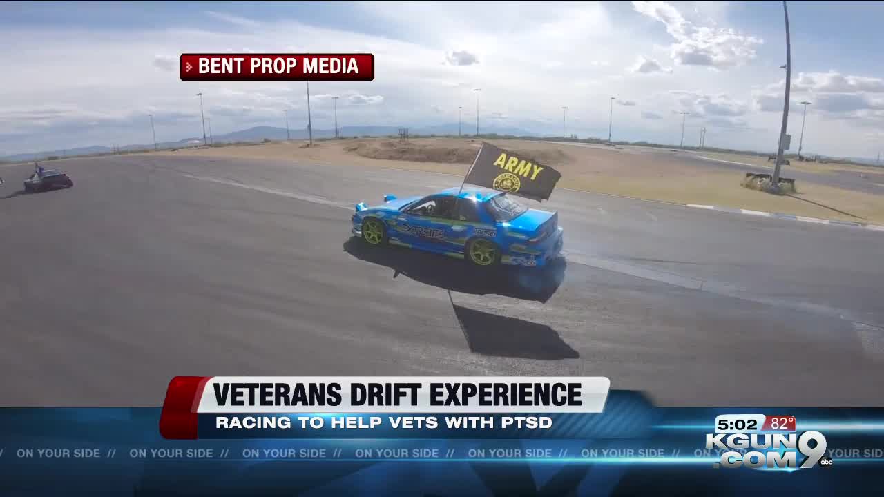 Veterans experience drift racing to cope with PTSD