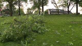 Storms sweep through KCK neighborhood