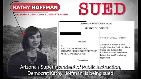 Arizona Democrat Kathy Hoffman, is being sued for directing minors to hyper-sexualized chat rooms.