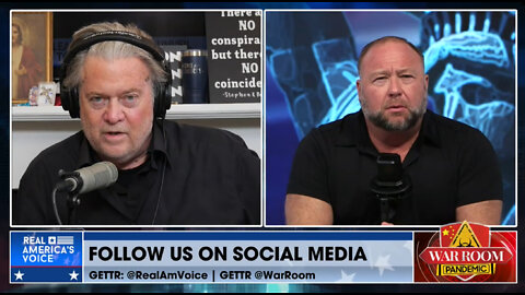 Alex Jones on Steve Bannon's War Room 7/23/2022