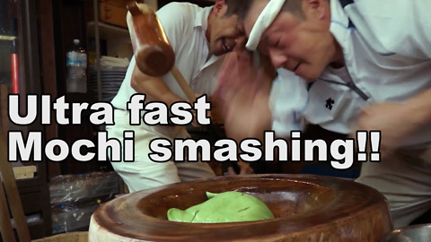 Ultra Fast Pounding Gives Mochi A Perfect Texture