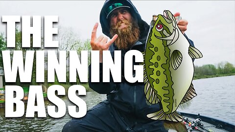 The WINING Bass was BARLEY Hooked -- (Fishing Evergreen Jackhammer)