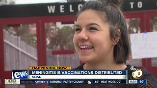 SDSU students receive meningitis vaccine