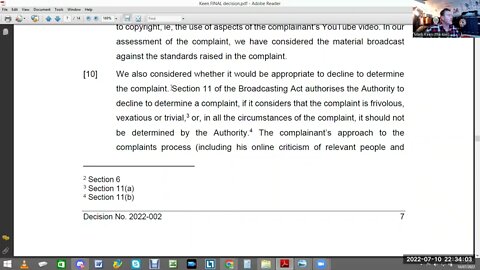 IJWT - An Unfair Go - BSA Final Decision 2022-002 - 6 July 2022 - KEEN v TVNZ - Part 2 of 2