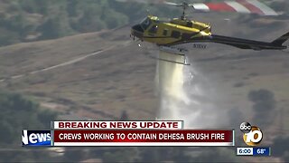 El Cajon Brush fire scorches 25 acres, Cal Fire says