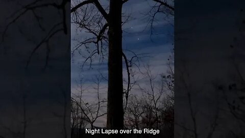 Night Lapse over the Ridge #shorts