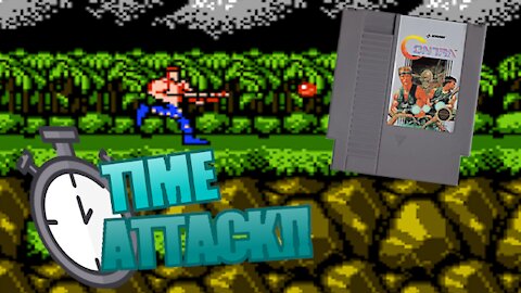 Contra (NES) No Death Time-Attack!! in 11 minutes