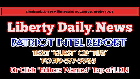 LIVE LDN Patriot Intel Report (RAW)
