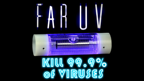 FAR-UVC Eye & Skin Safe Disinfection Sanitation Light Ozone Free Kills Viruses