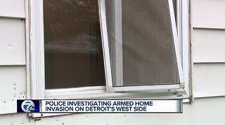 Police investigating armed home invasion on Detroit's west side